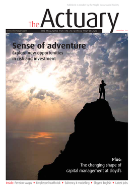 Sense of Adventure Explore New Opportunities in Risk and Investment
