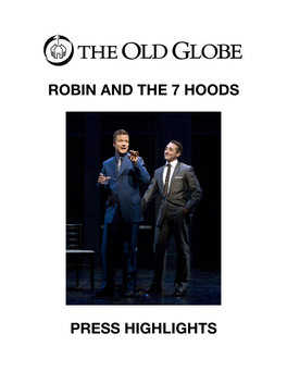 Robin and the 7 Hoods Press Highlights