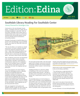Southdale Library Heading for Southdale Center Library Planned for Herberger’S Site