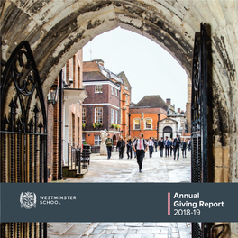 Annual Giving Report 2018-19