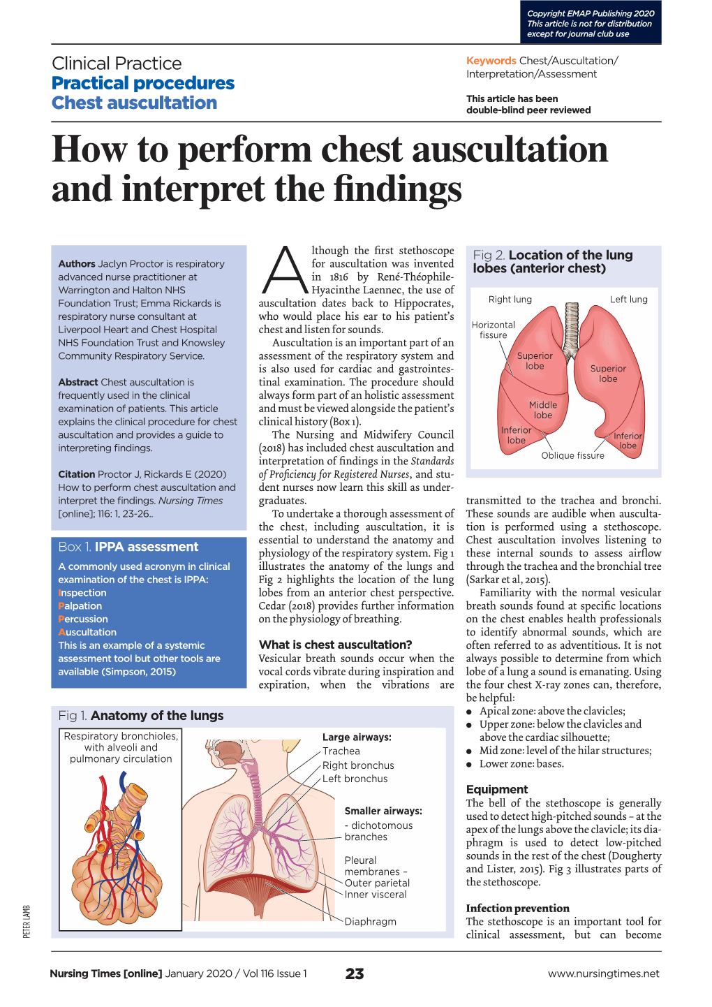 How to Perform Chest Auscultation and Interpret the Findings - DocsLib