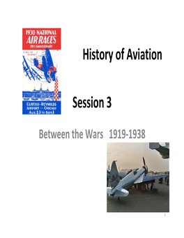 Session 3 History of Aviation