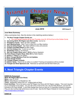 1. Next Triangle Chapter Events