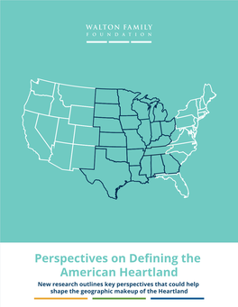 Perspectives on Defining the American Heartland