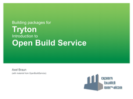 Tryton Open Build Service