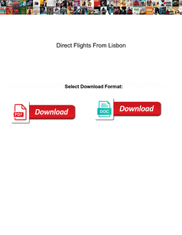 Direct Flights from Lisbon