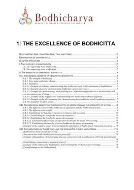 The Excellence of Bodhicitta