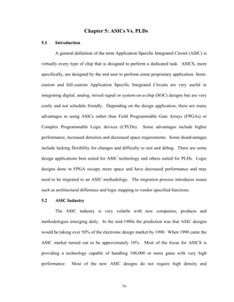 Chapter 5: Asics Vs. Plds