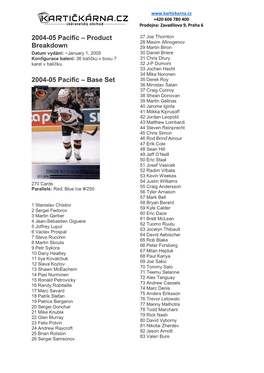 2004-05 Pacific