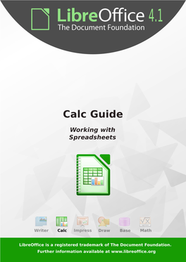 Libreoffice Calc Guide