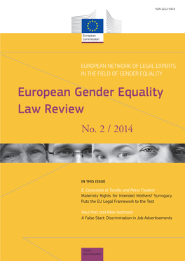 European Network of Legal Experts in the Field of Gender Equality