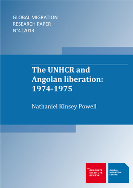 The UNHCR and Angolan Liberation: 1974-1975