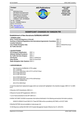 AIP Amendments: GEN 0.2-1