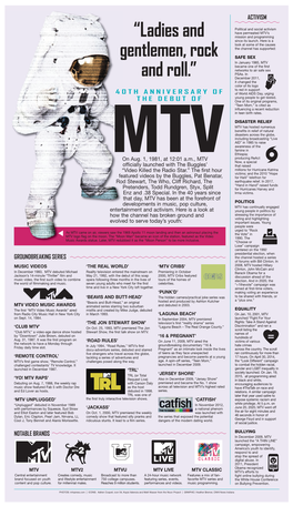 MTV’S “Ladies and Mission and Programming Since Its Launch