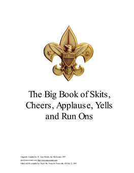 The Big Book of Skits, Cheers, Applause, Yells and Run