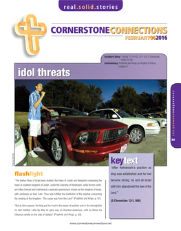Idol Threats Cornerstone Connections