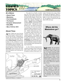 THAMES TOPICS 13,000 Years by the River