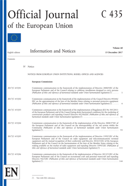 Official Journal of the European Union C 435/1