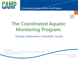 The Coordinated Aquatic Monitoring Program