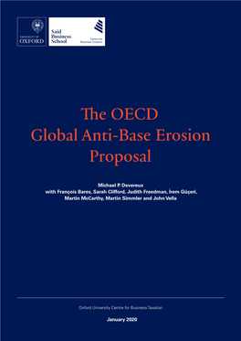 The OECD Global Anti-Base Erosion Proposal