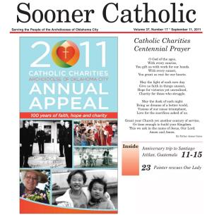 Catholic Charities Centennial Prayer