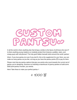 Custom Pantsu~