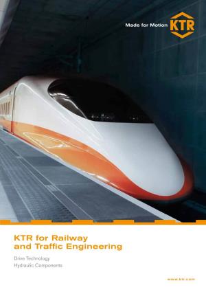 KTR for Railway and Traffic Engineering