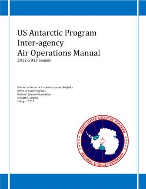 USAP.Gov US Antarctic Program Inter-Agency Air Operations Manual