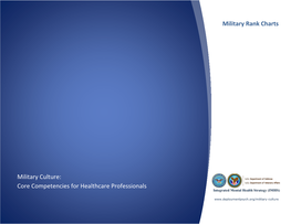 Military Culture: Core Competencies for Healthcare Professionals