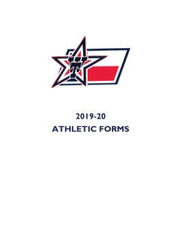 2019-20 Athletic Forms