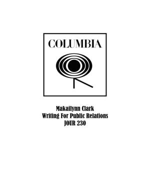 Columbia Records Music Moving Forward Makailynn Clark Writing