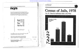 Censu' of Jail , 197 Inclusion in the NCJRS Data Base