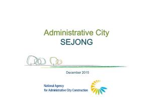 Administrative City SEJONG