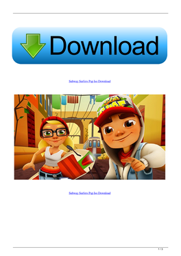 Subway Surfers Psp Iso Download