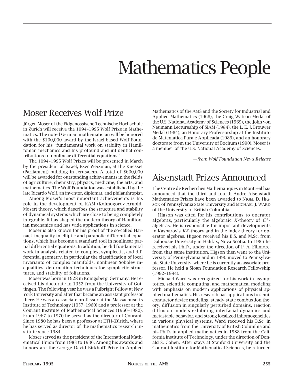 Fritz John, 1910–1994 an Elegant Construction of the Fundamental Solution for Par- Fritz John Died in New Rochelle, NY, on February 10, 1994