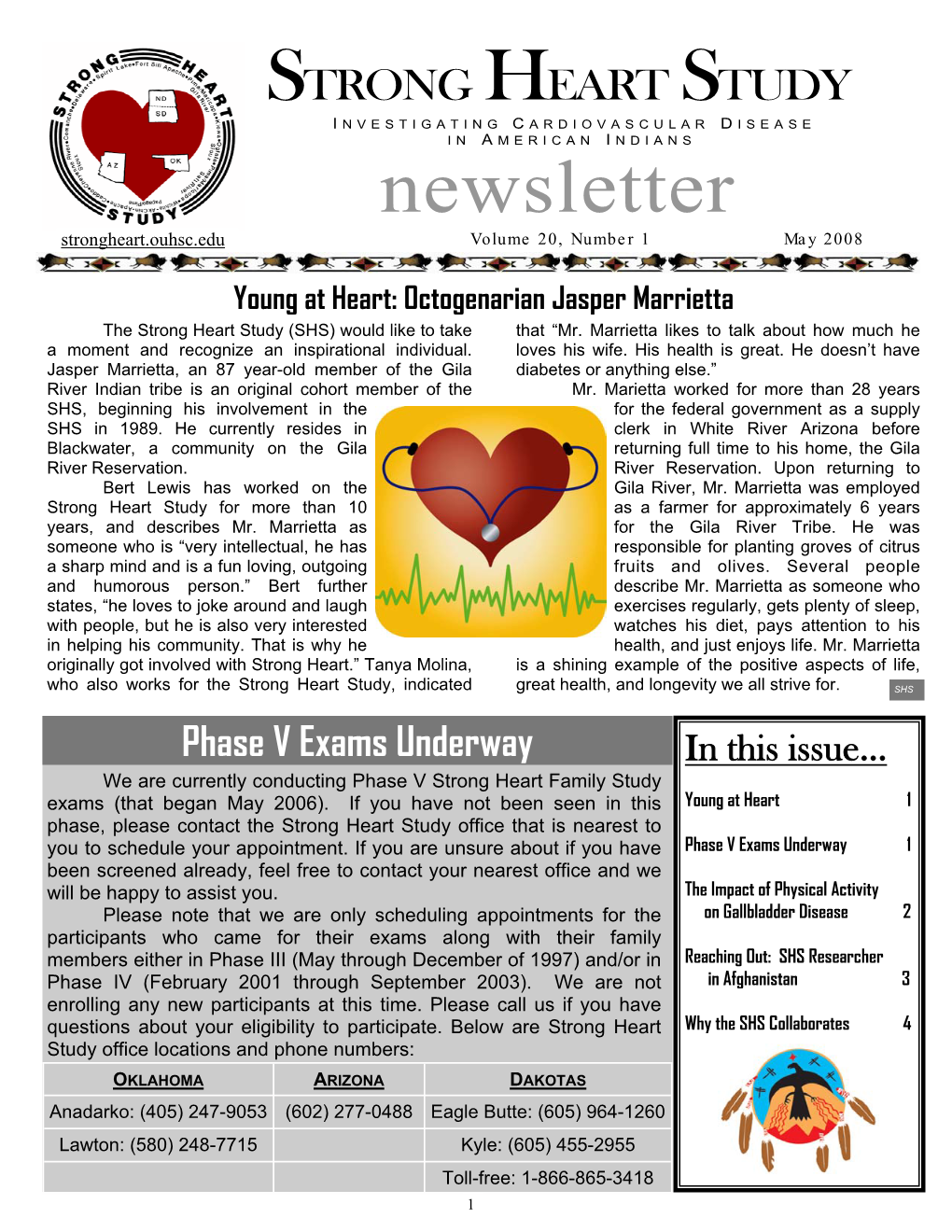 Oklahoma SHS Newsletter May 2008