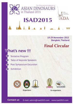 ISAD2015 Final Circular UPDATED!!
