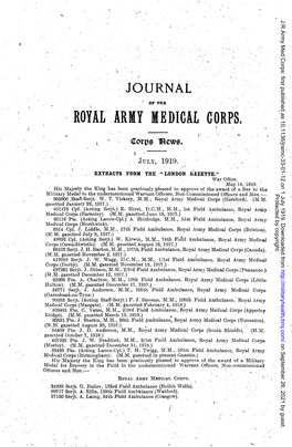 Royal' Army Medical Corps
