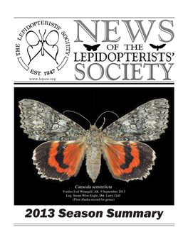 2013 Season Summary ______Index Zone 1: Northwest Territories