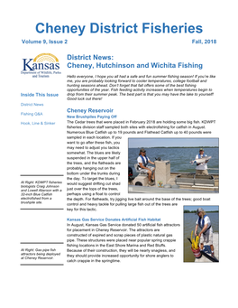 Cheney District Fisheries Volume 9, Issue 2 Fall, 2018