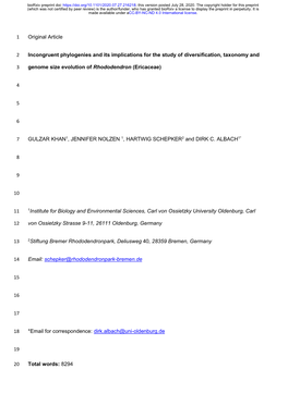 Downloaded the Available Sequences of 162 Other Species from Genbank (Table S2)