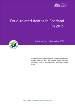 Drug-Related Deaths in Scotland in 2019