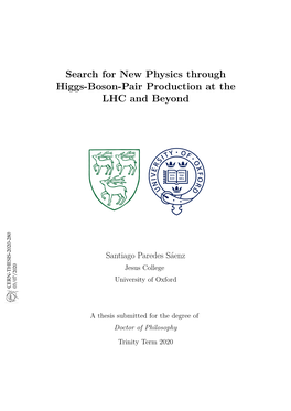 Search for New Physics Through Higgs-Boson-Pair Production at the LHC and Beyond