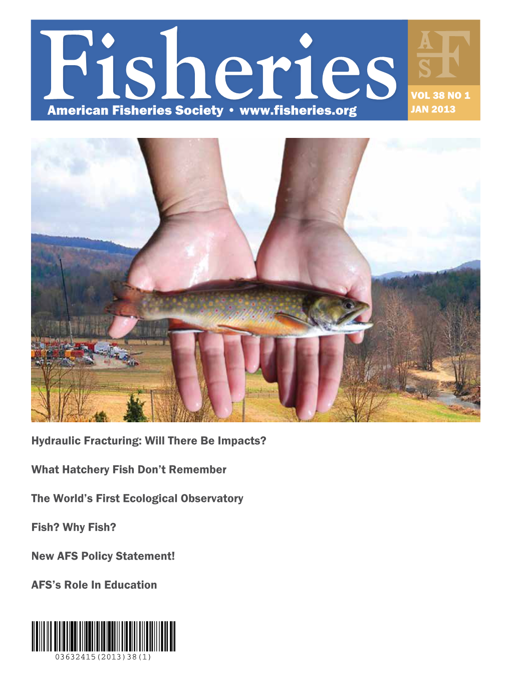 American Fisheries Society • JAN 2013