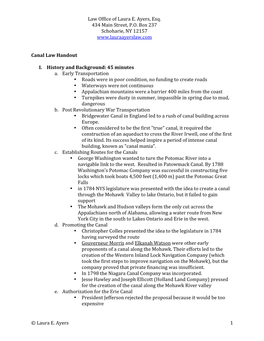 Canal Law Handout