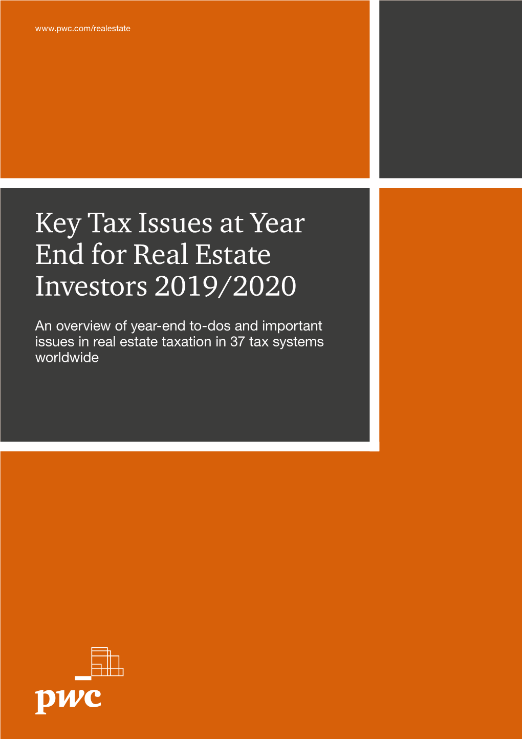 Key Tax Issues at Year End for Real Estate Investors 2019/2020