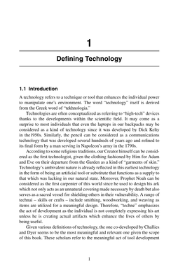 Defining Technology