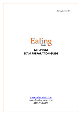 Mrcp (Uk) Exam Preparation Guide