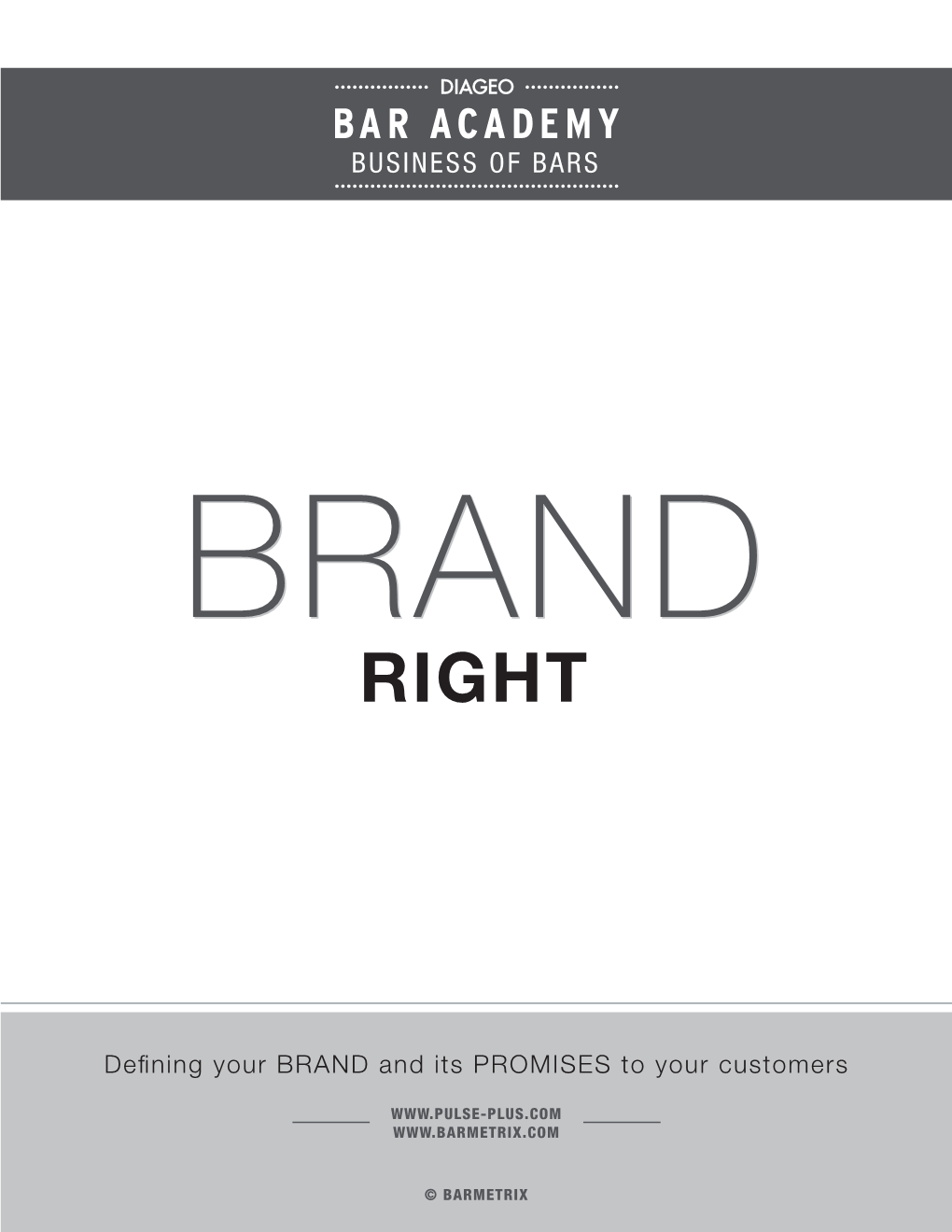 Defining Your BRAND and Its PROMISES to Your Customers