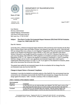 West Davis Corridor Draft Environmental Impact Statement